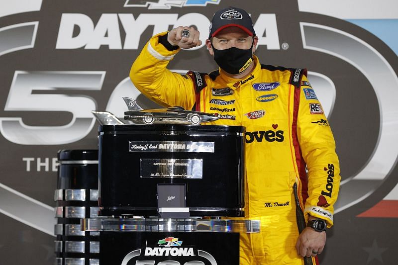 NASCAR Cup Series 63rd Annual Daytona 500 winner Michael McDowell. Photo: Getty Images