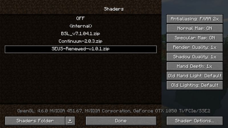 How To Install Shaders For Minecraft 1 16 5 Windows 21