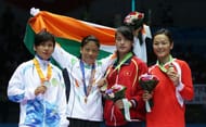 Mary Kom (Second from left): Bronze medal in Boxing