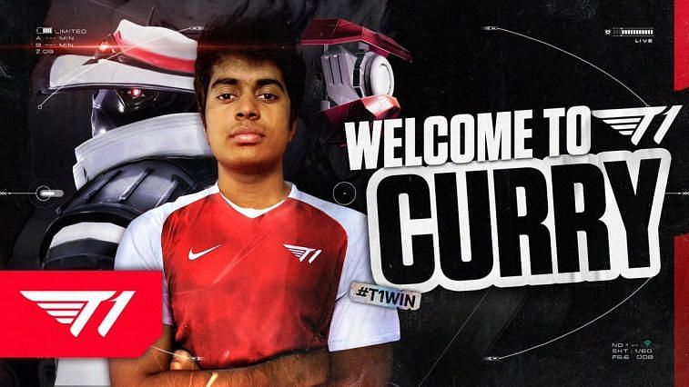 Ex CS: GO player curry officially joins T1&rsquo;s Valorant squad. Image by T1