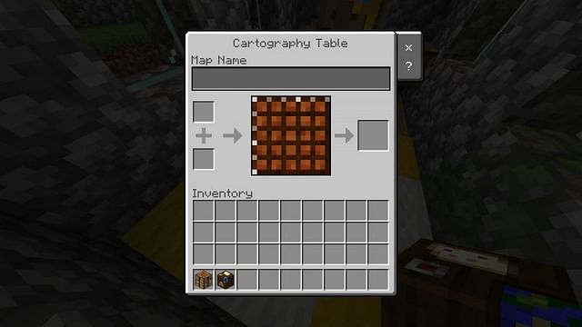 Cartography tables UI
