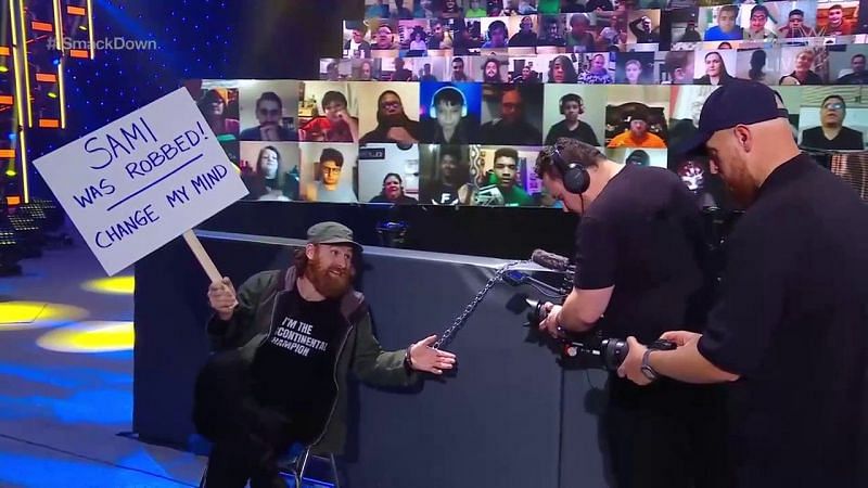 Sami Zayn, the conspiracy theorist