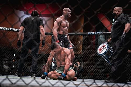 Kamaru Usman was victorious over Gilbert Burns