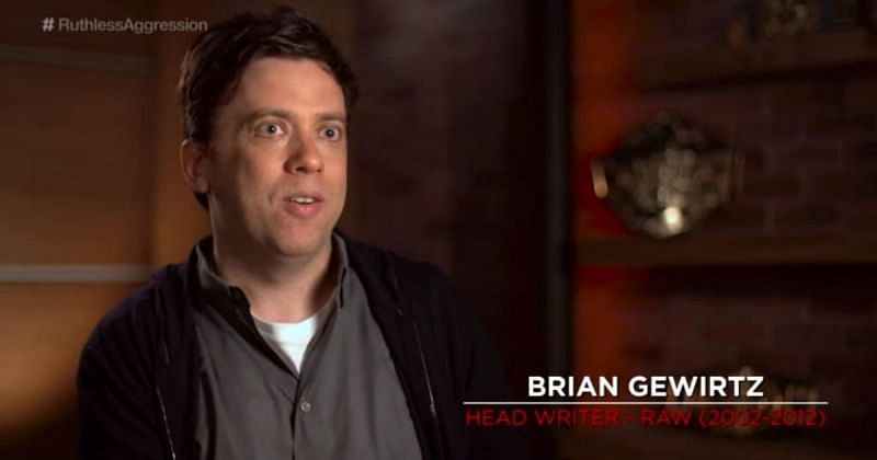 Brian Gewirtz during WWE&#039;s Ruthless Aggression Era documentary.