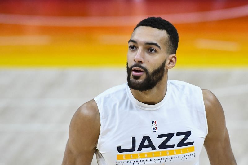 Rudy Gobert #27 of the Utah Jazz.