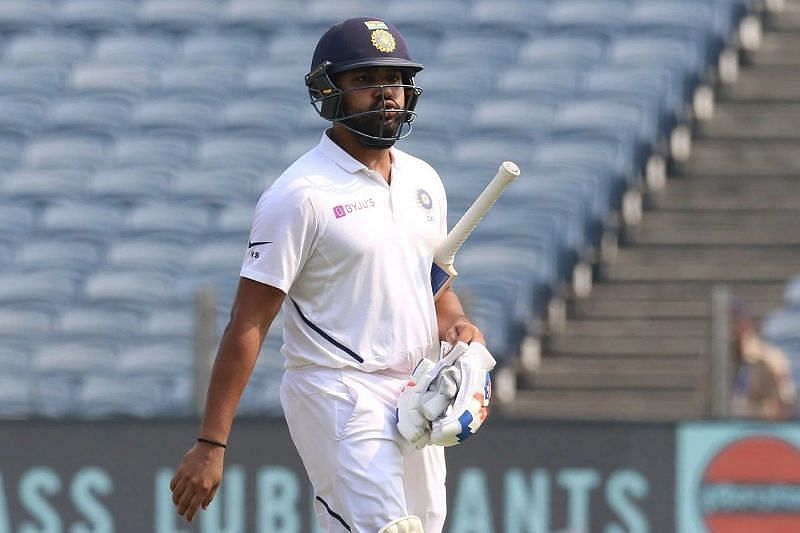 Rohit was dismissed cheaply in both innings of the match.