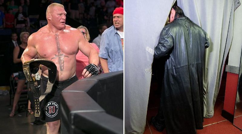Brock Lesnar was once threatened with a gun; The Undertaker will quickly leave a room if he sees a cucumber