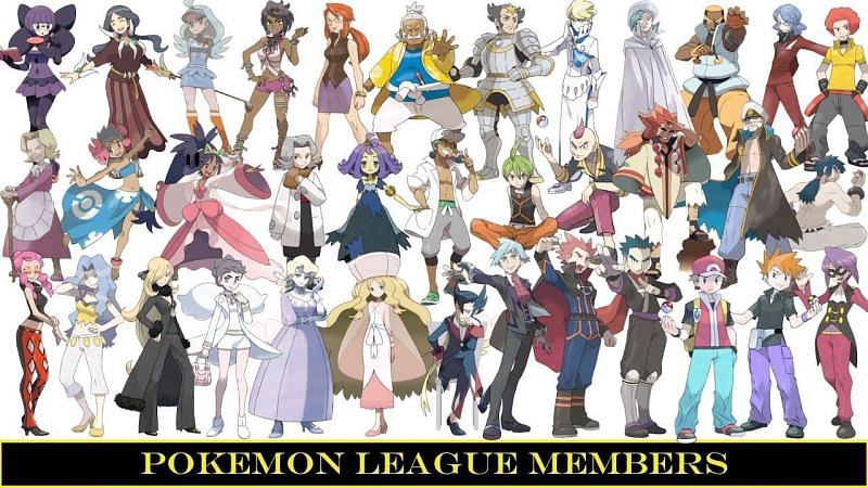 pokemon elite four names