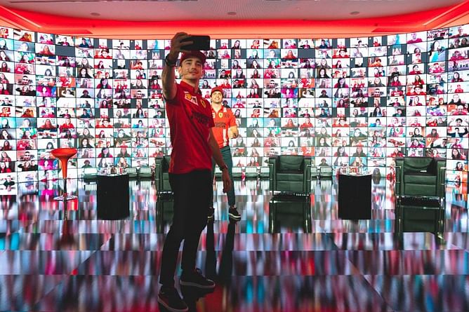 Charles Leclerc unveils new helmet for 2021 F1 season