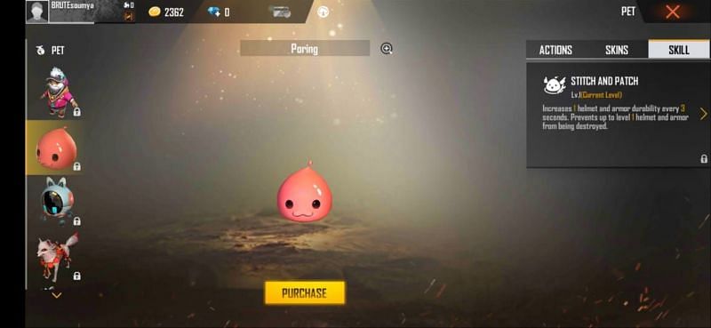 Poring and its ability (Image via Free Fire)