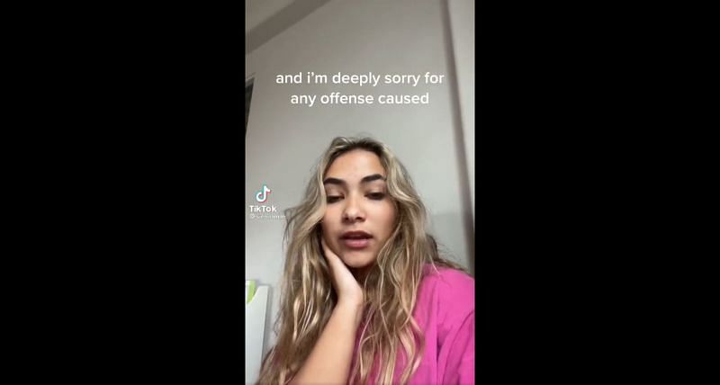 Sienna Gomez recently came under fire for her clothing line that was deemed offensive (Image via Sienna Gomez, TikTok)