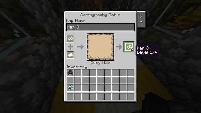 cartography table Map 3