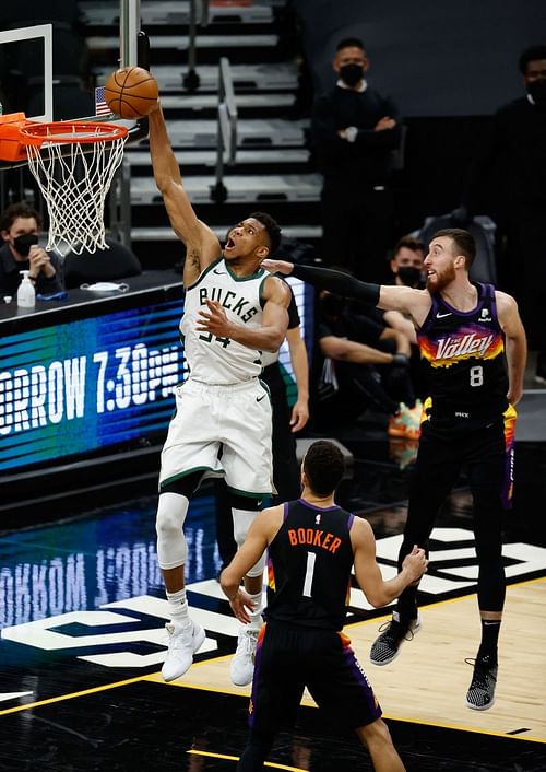 Milwaukee Bucks leader Giannis Antetokounmpo