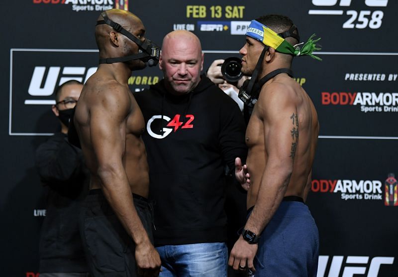 Kamaru Usman faces former teammate Gilbert Burns ahead of their UFC 258 title fight