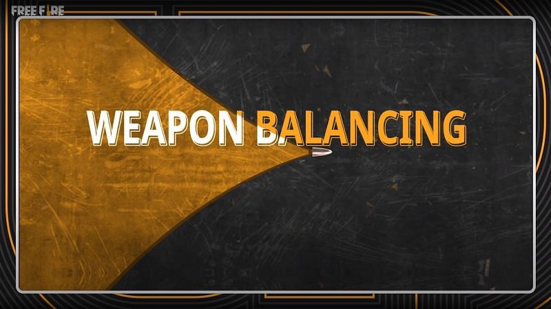 Several weapons will be balanced in this update (Image via Free Fire)