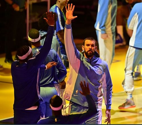 Los Angeles Lakers center Marc Gasol.