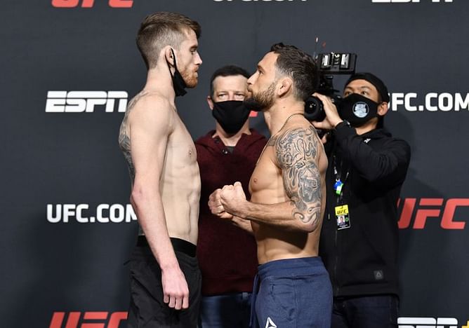 "I don't want to watch that!" - Cory Sandhagen refuses to watch replay of his KO of Frankie Edgar out of respect