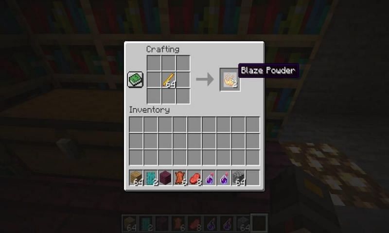 minecraft blaze rod sword