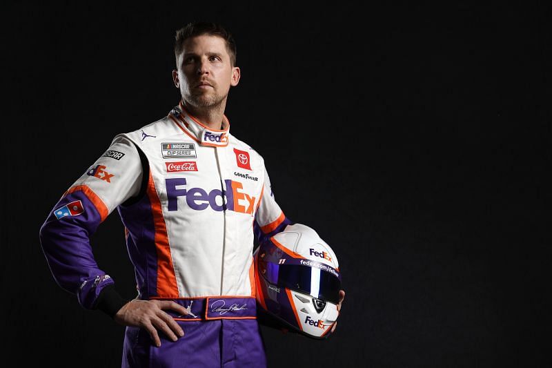 Denny Hamlin. Photo by Jared C. Tilton/Getty Images)