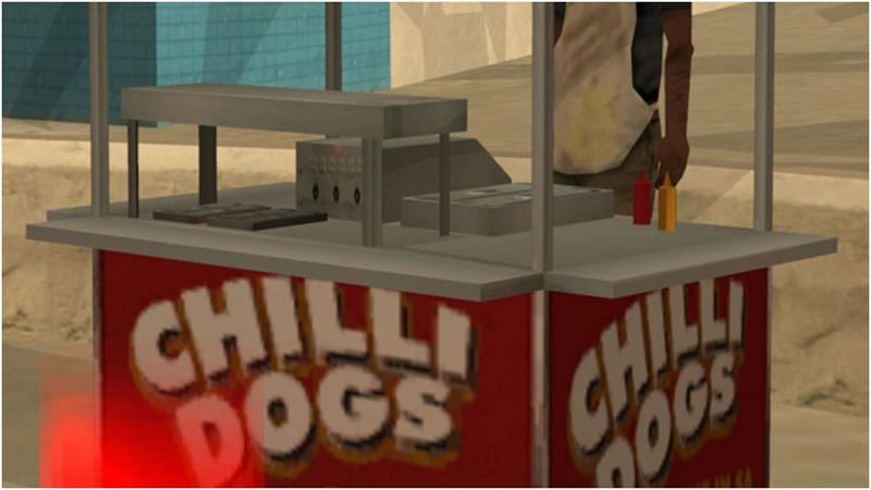 The famous Chilli Dogs food stand in GTA San Andreas (Image via GTA Wiki Fandom)