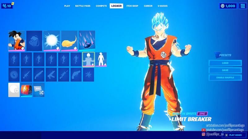 Fortnite YouTuber marvelously demonstrated how a Fortnite x Dragon Ball