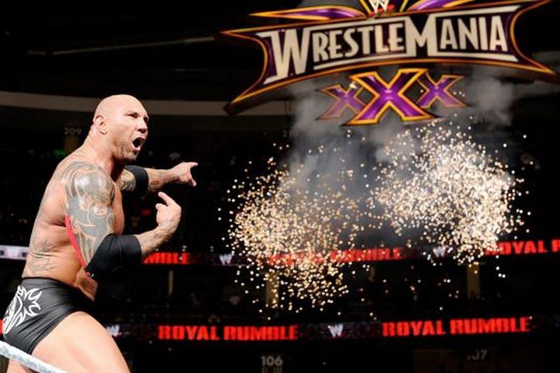 Batista at WWE Royal Rumble