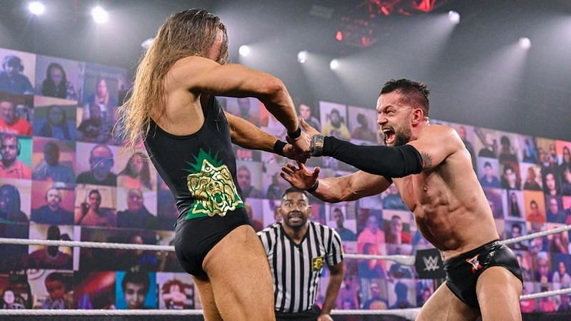 Pete Dunne really hated Finn Balor&#039;s fingers at NXT TakeOver Vengeance Day 2021.