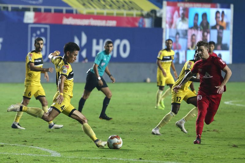 Hyderabad FC drew goalless with NorthEast United FC in their previous ISL fixture. (Image: ISL)