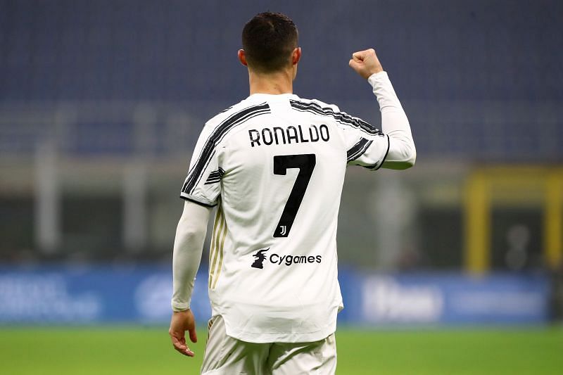 Cristiano Ronaldo in action for Juventus