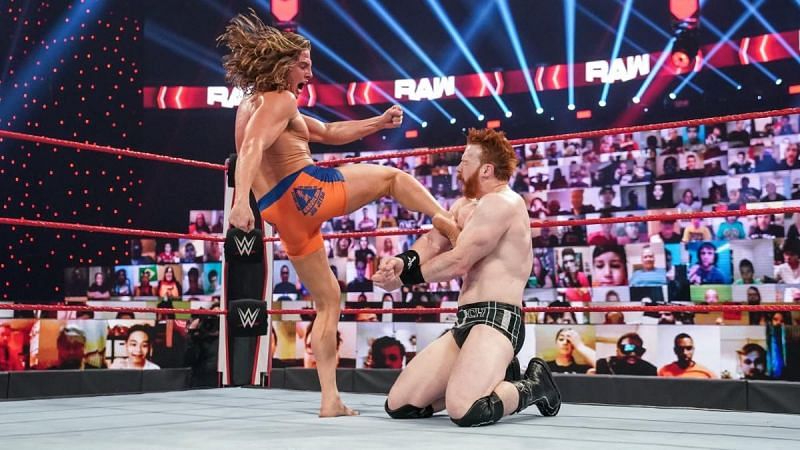 Riddle and Sheamus on WWE RAW
