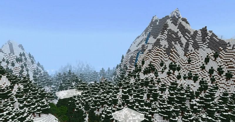 New Mountain Generation (Image via Minecraft)