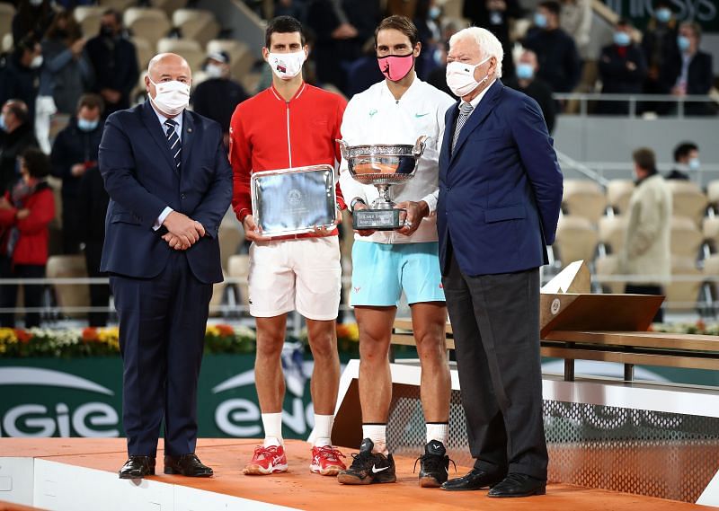 Rafael Nadal defeated Novak Djokovic in the final of the 2020 French Open