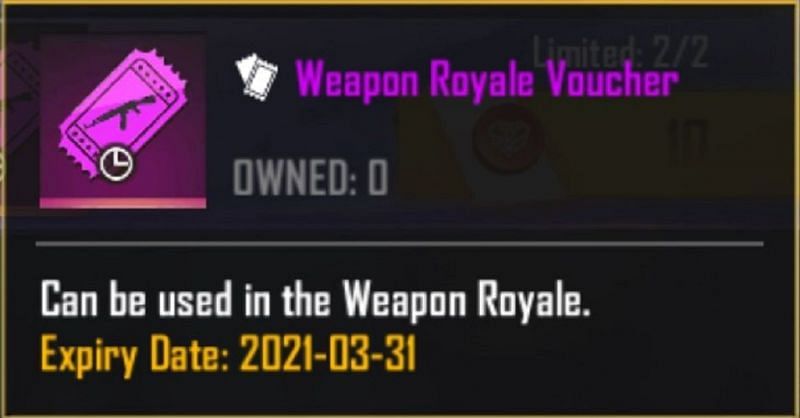 Weapon Royale Voucher