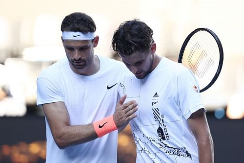 Dominic Thiem after losing to Grigor Dimitrov