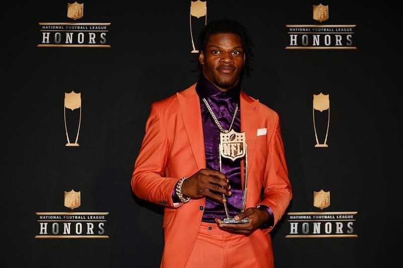 Lamar Jackson honored with the NFL MVP award
