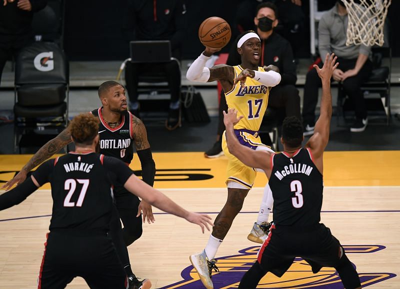 Portland Trail Blazers v Los Angeles Lakers