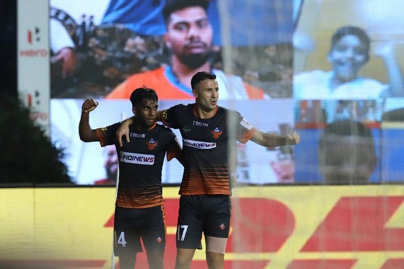 Igor Angulo (R) is the leading goal-scorer of the league. (Image: ISL)