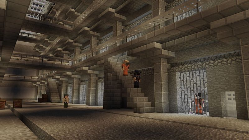 Minecraft prison servers are getting back in vogue (Image via SparkedSquared)