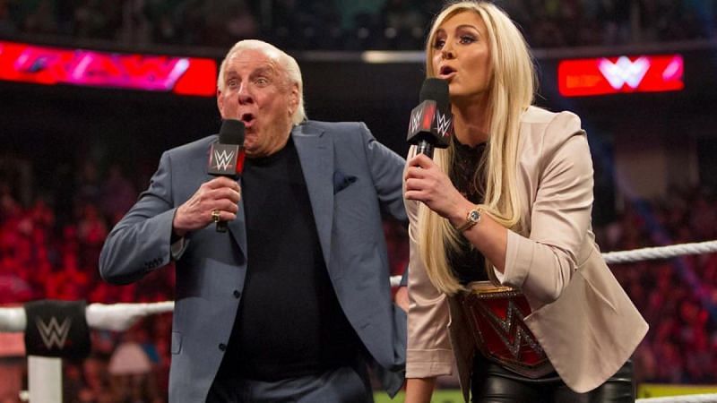 Ric and Charlotte Flair on WWE RAW
