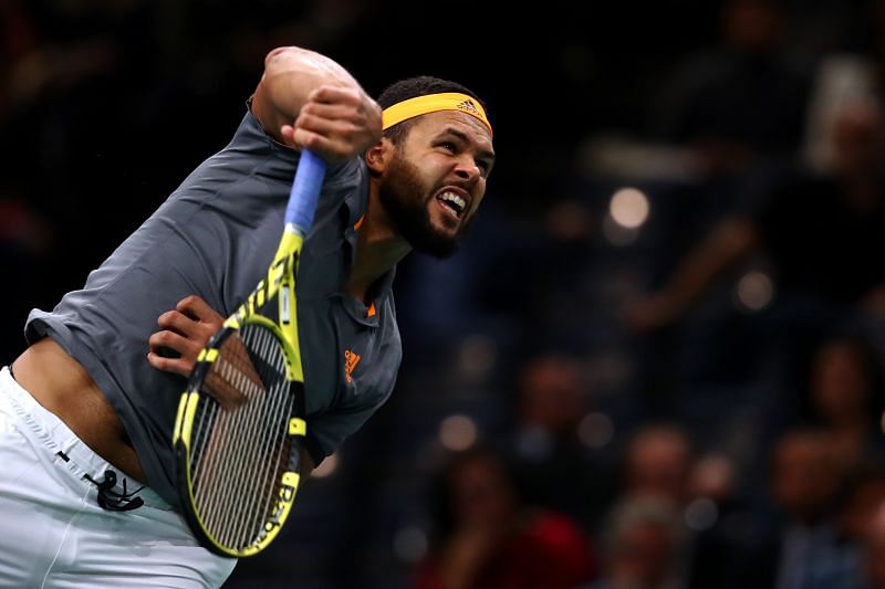 Jo-Wilfried Tsonga will look to make the best of his big serve.