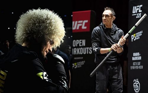 Khabib Nurmagomedov (Left), Tony Ferguson (Right)