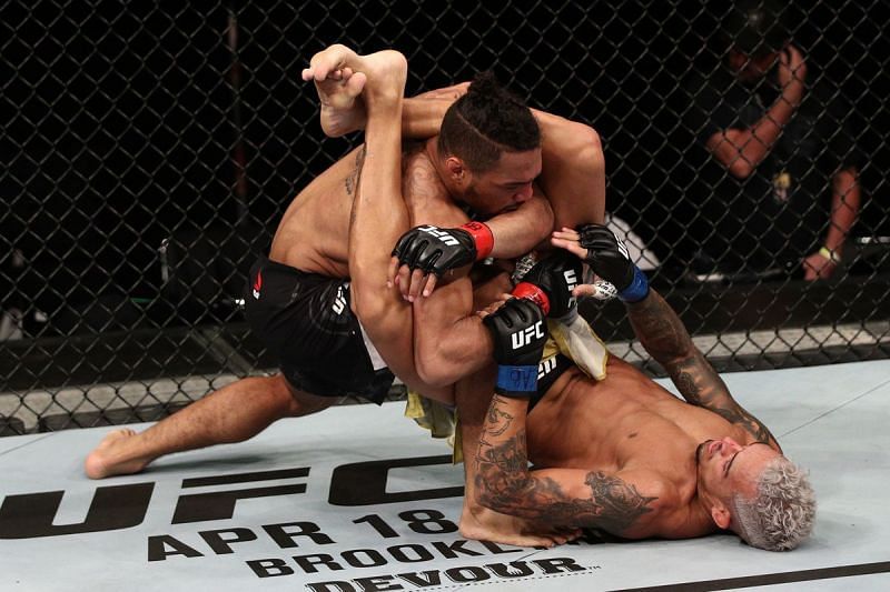 Charles Oliveira has a total of 14 submission wins to his name in the UFC.