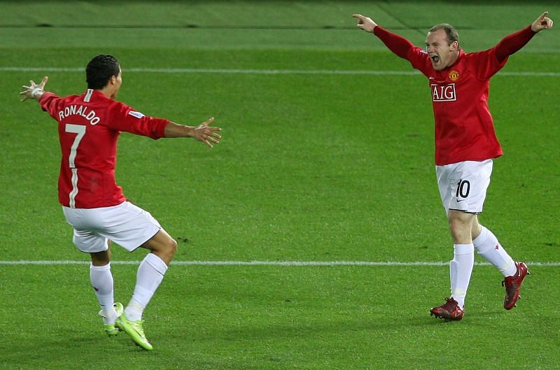 Cristiano Ronaldo and Wayne Rooney