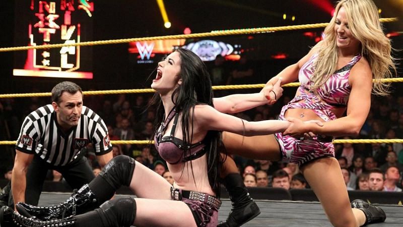 Paige vs Emma was a match that came towards the end of WWE Divas Era