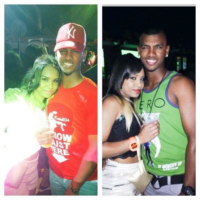 Nicholas Pooran and his wife