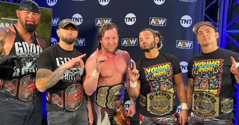 Kenny Omega, Young Bucks and the Good Brothers reformed the Bullet Club in AEW