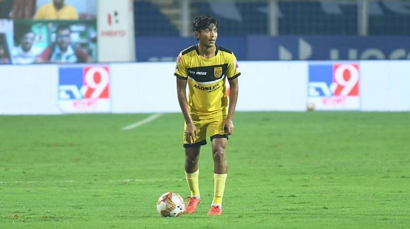 Hitesh Sharma has played a vital role in the midfield for Hyderabad FC in the current season.