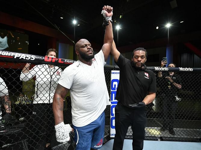 "That’s Herb Dean’s fault" - Derrick Lewis justifies extra punches after Curtis Blaydes knockout
