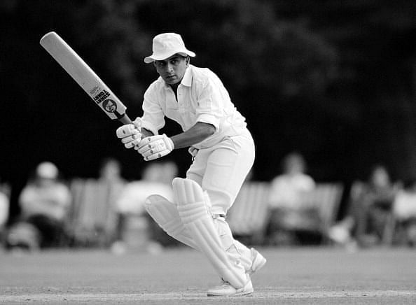 Sunil Gavaskar scored his 10,000th Test run at the Motera.