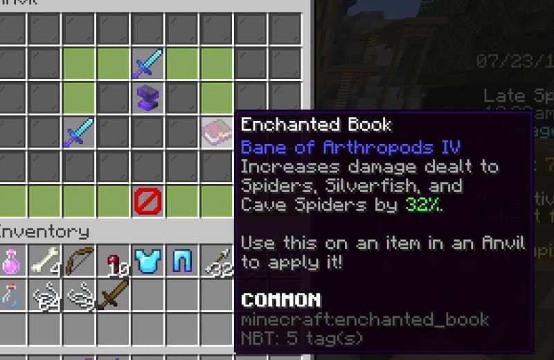 Why can't I put bane of arthropods 1 on my enchanted netherite